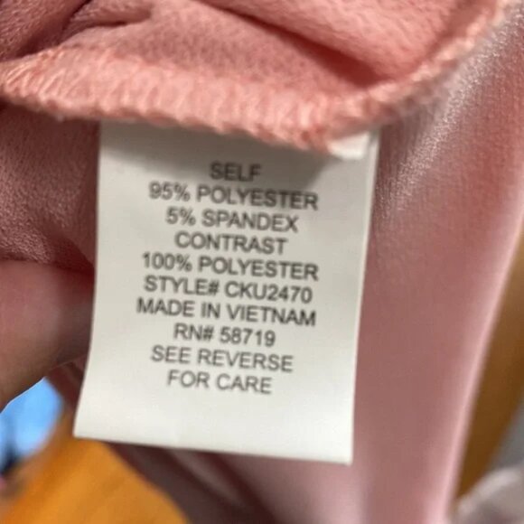 Light Pink Ruffle Sleeve Blouse Size 3X - Picture 4 of 5